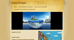 Desktop Screenshot of elizabethchristopher.net